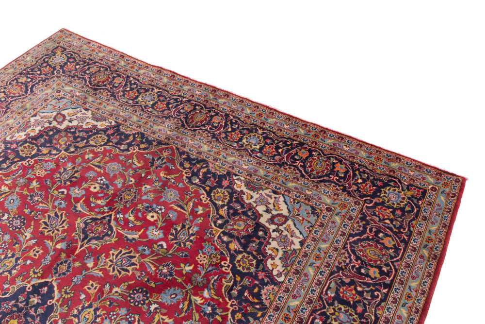 Perser Rug - Keshan - 340 x 250 cm - red