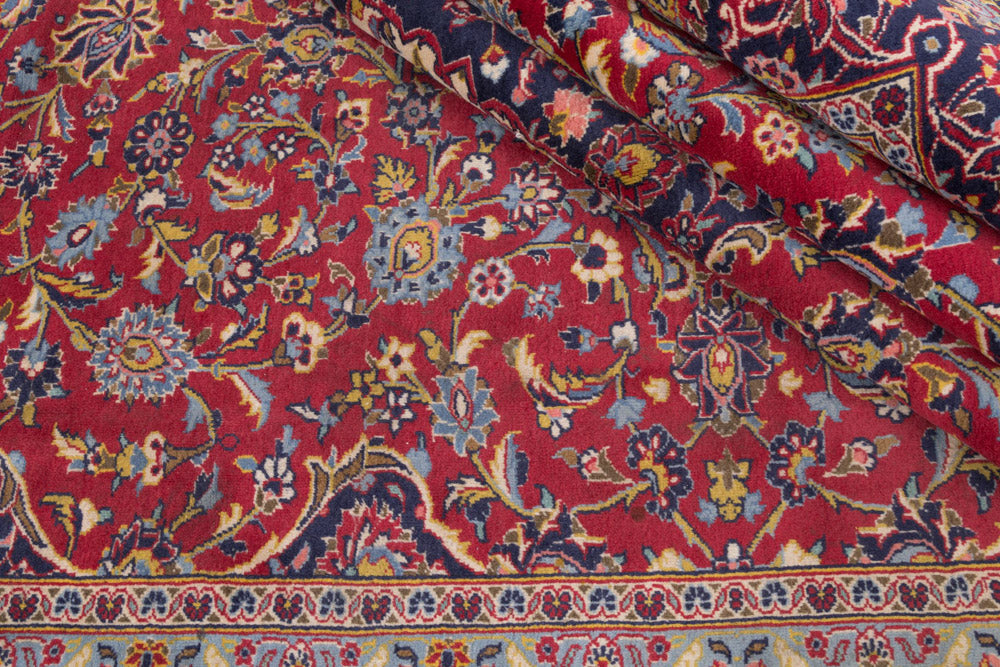 Perser Rug - Keshan - 340 x 250 cm - red