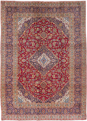 Perser Rug - Keshan - 335 x 247 cm - red
