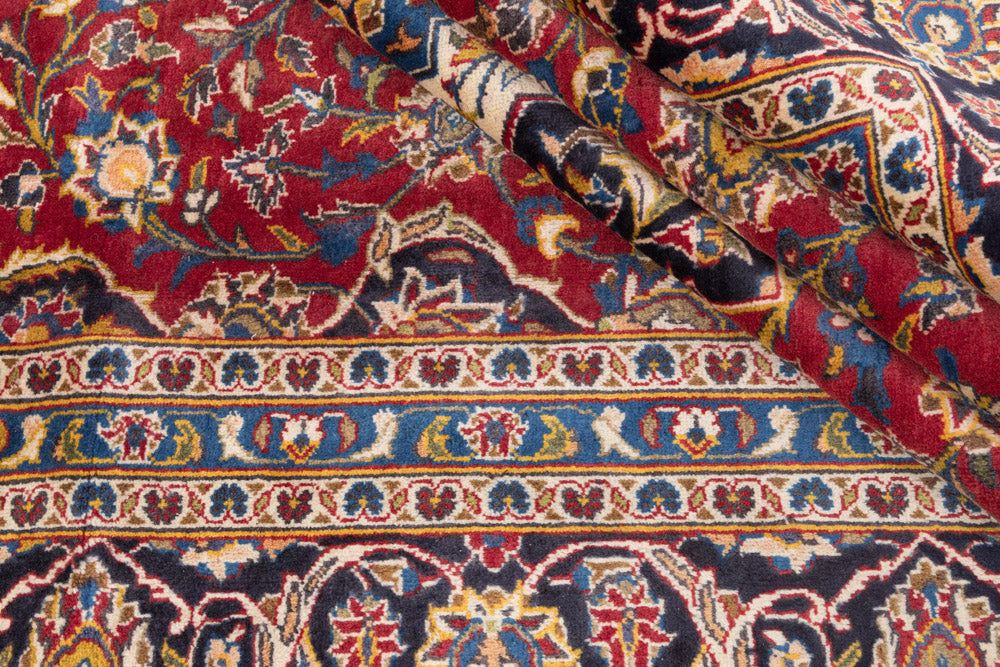 Perser Rug - Keshan - 350 x 250 cm - red