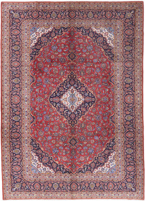 Perser Rug - Keshan - 350 x 252 cm - red