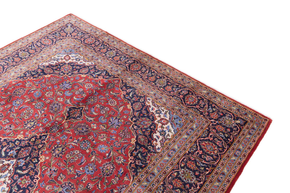 Perserteppich - Keshan - 350 x 252 cm - rot