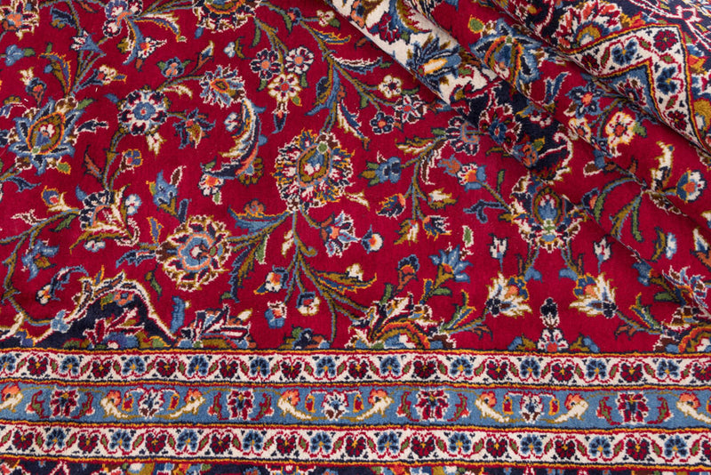 Perser Rug - Keshan - 355 x 255 cm - red