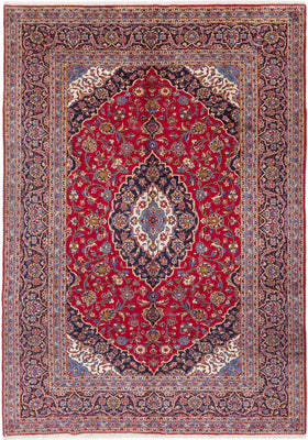 Perser Rug - Keshan - 340 x 250 cm - red