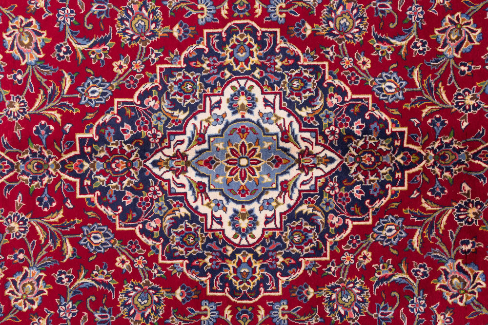 Perser Rug - Keshan - 345 x 233 cm - red