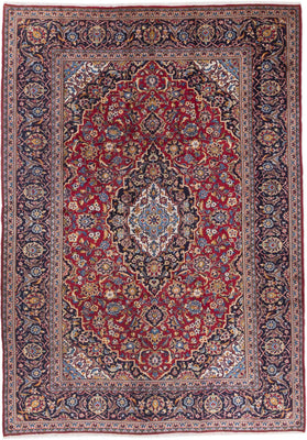 Perser Rug - Keshan - 345 x 240 cm - red