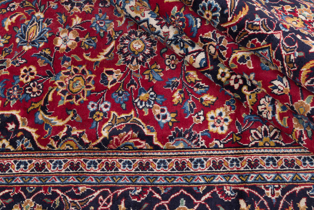 Perser Rug - Keshan - 345 x 240 cm - red