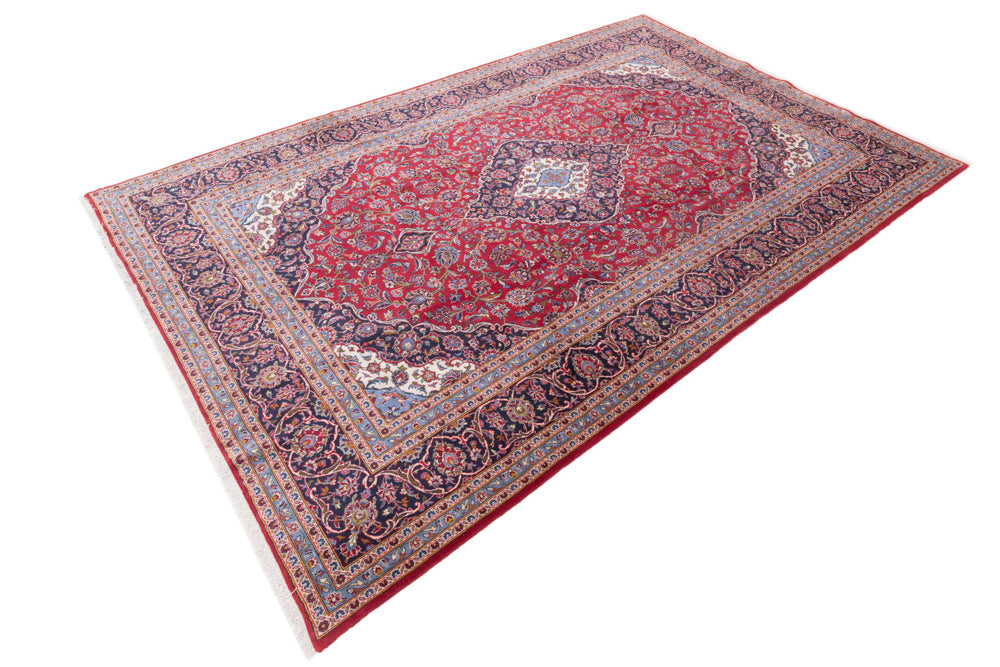 Perser Rug - Keshan - 355 x 240 cm - red