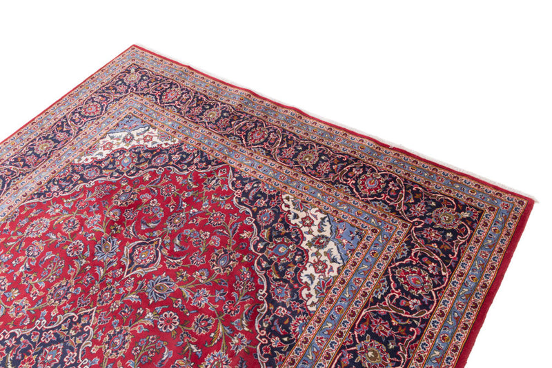Perser Rug - Keshan - 355 x 240 cm - red