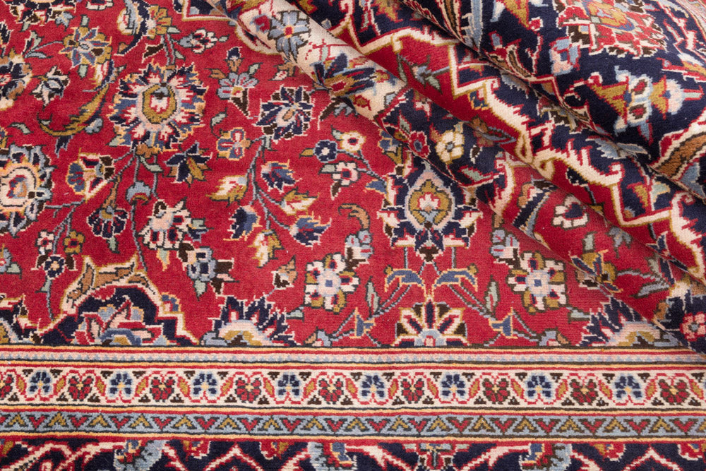 Perser Rug - Keshan - 345 x 250 cm - red