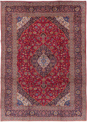 Perser Rug - Keshan - 420 x 305 cm - red