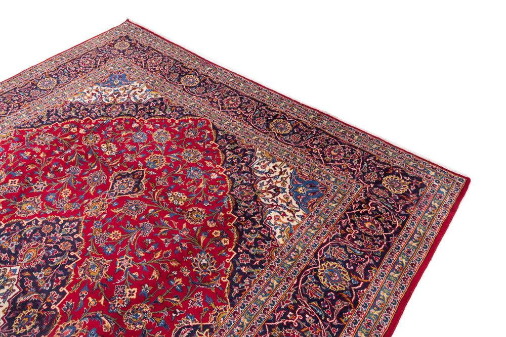 Perser Rug - Keshan - 420 x 305 cm - red