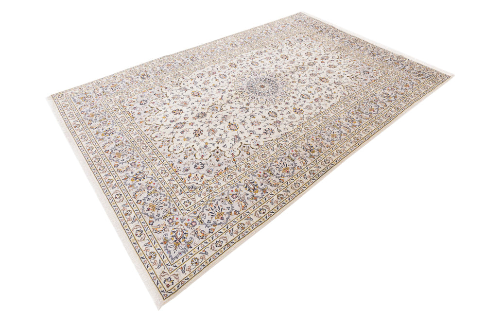 Perser Rug - Keshan - 353 x 240 cm - white