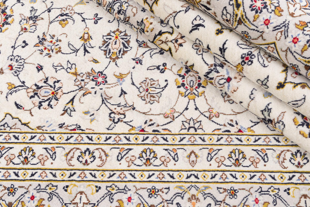 Perser Rug - Keshan - 353 x 240 cm - white