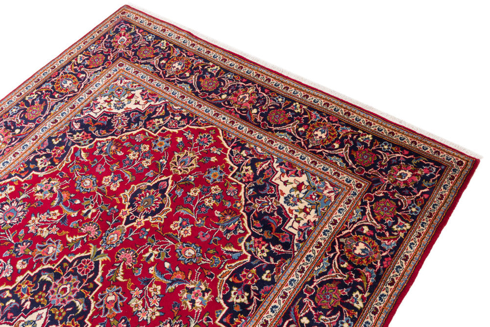 Perser Rug - Keshan - 315 x 200 cm - red