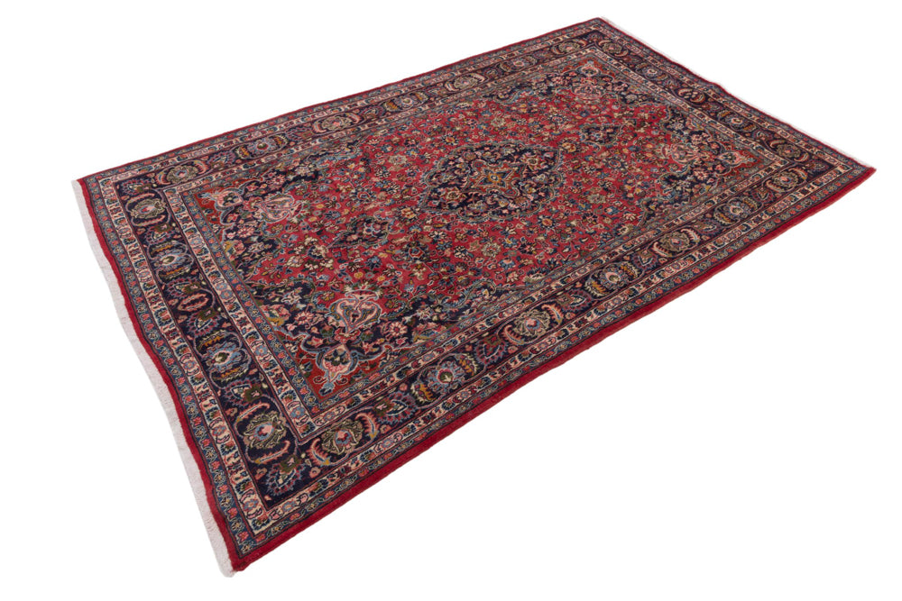 Perserteppich - Keshan - 300 x 195 cm - dunkelrot