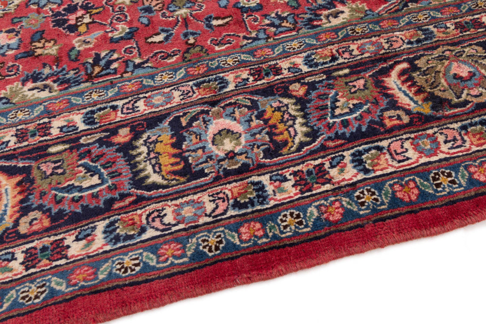 Perser Rug - Keshan - 300 x 195 cm - dark red