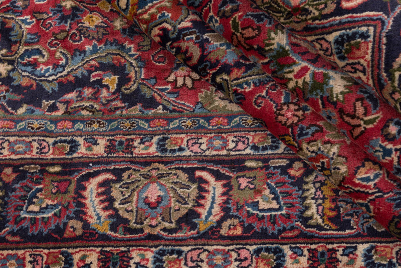 Perser Rug - Keshan - 300 x 195 cm - dark red