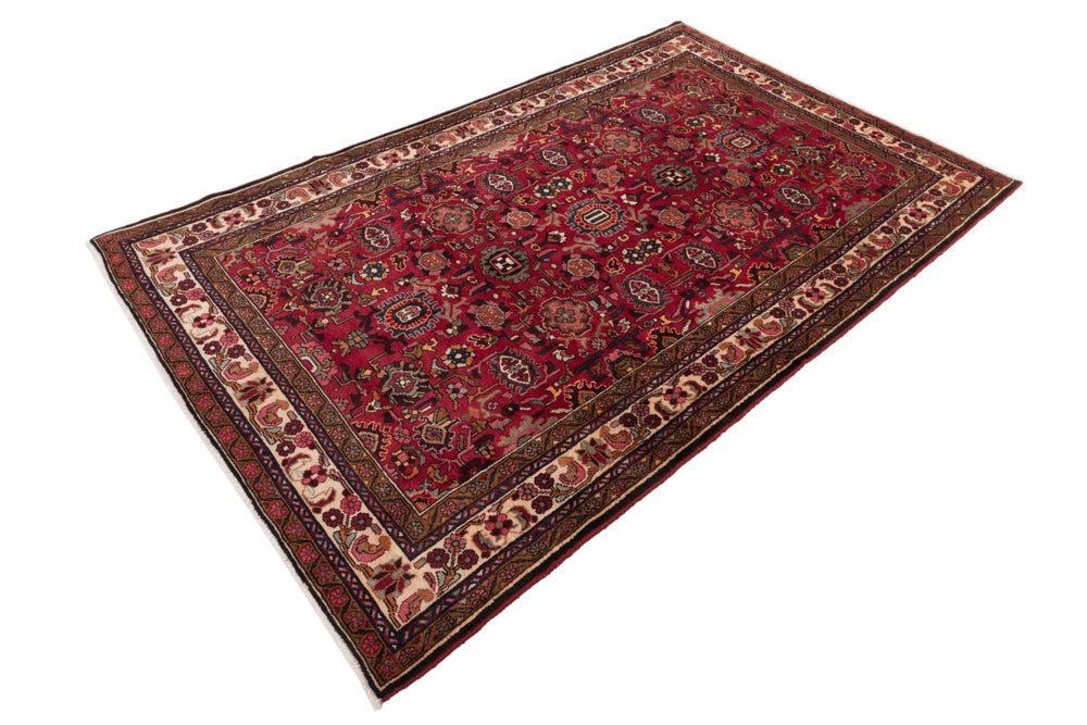 Perser Rug - Nomadic - 295 x 195 cm - dark red
