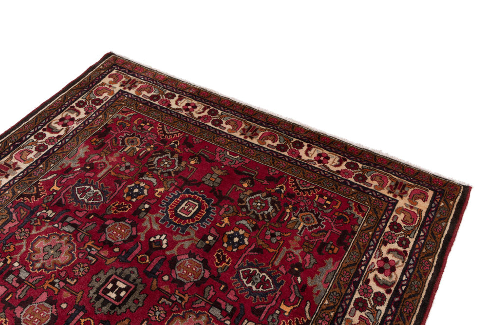 Perser Rug - Nomadic - 295 x 195 cm - dark red