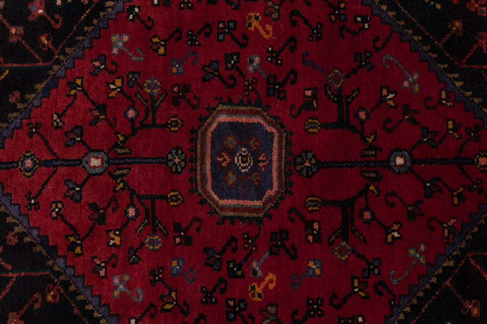 Perser Rug - Nomadic - 225 x 145 cm - dark red
