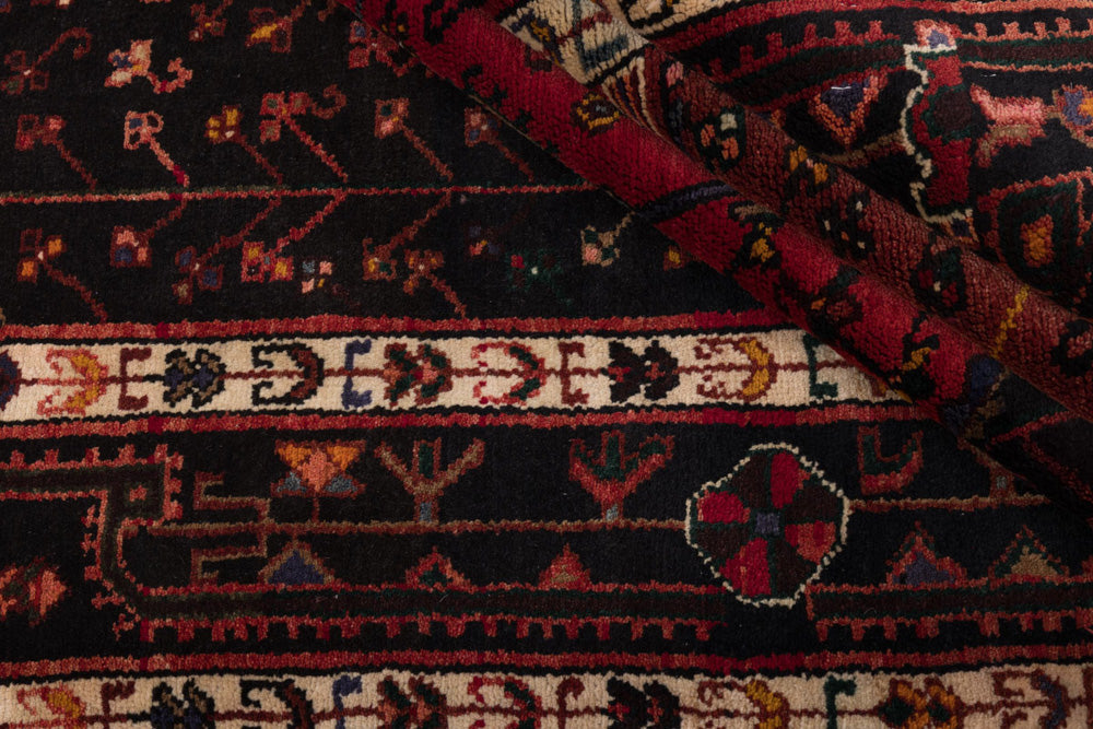 Perser Rug - Nomadic - 225 x 145 cm - dark red