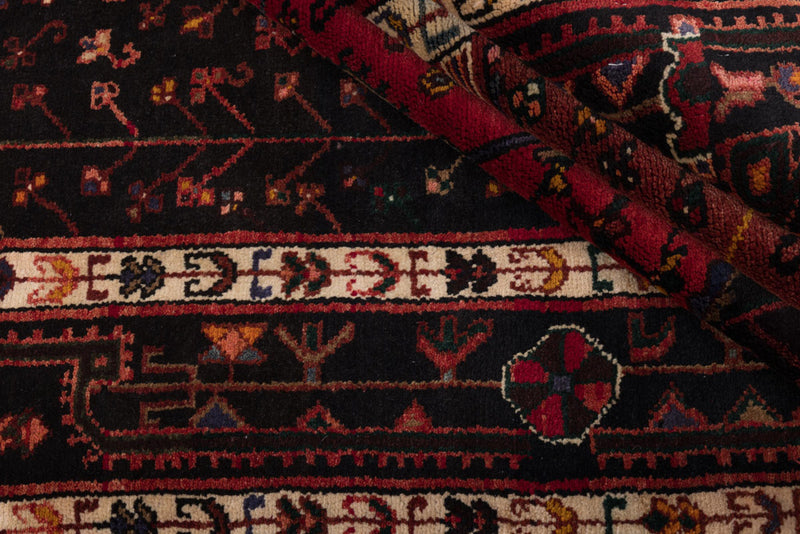 Perser Rug - Nomadic - 225 x 145 cm - dark red