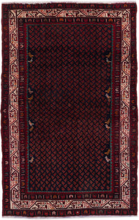 Perser Rug - Nomadic - 215 x 138 cm - dark red