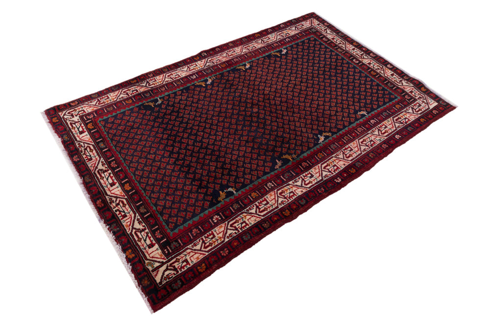 Perser Rug - Nomadic - 215 x 138 cm - dark red