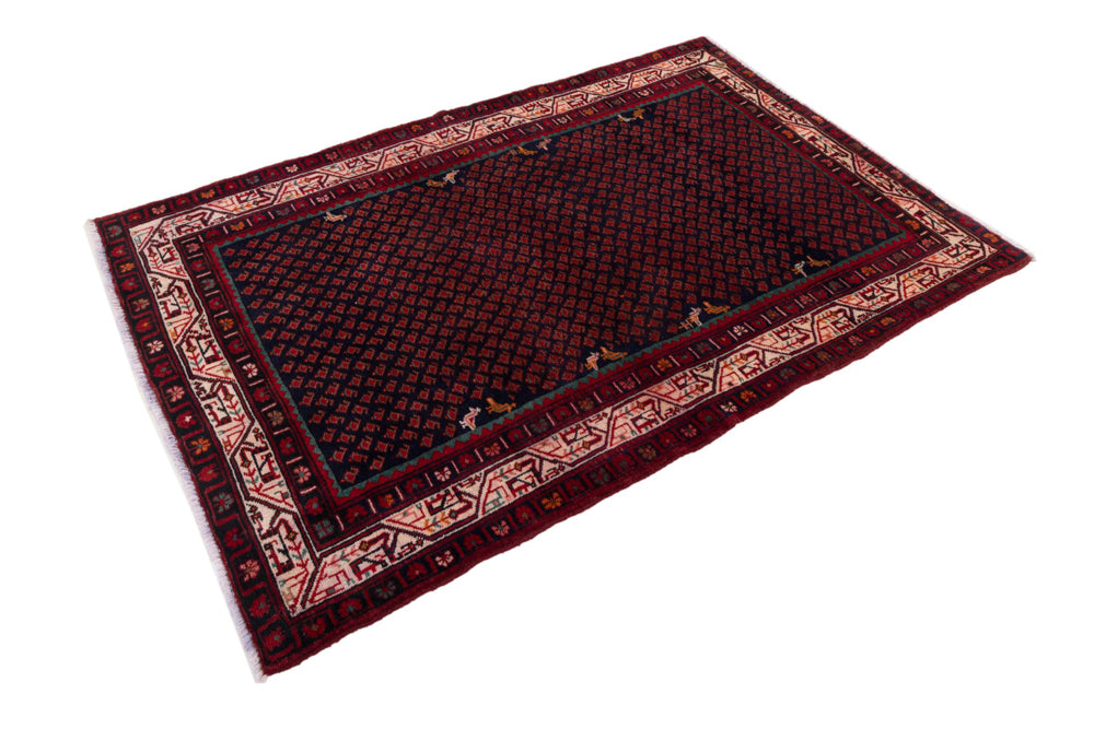 Hosseinabad Rug 215x138cm - Persian Rugs