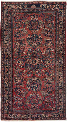 Runner Perser Rug - Classic - 210 x 112 cm - dark red