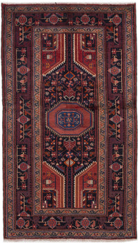Perser Rug - Nomadic - 220 x 115 cm - dark red