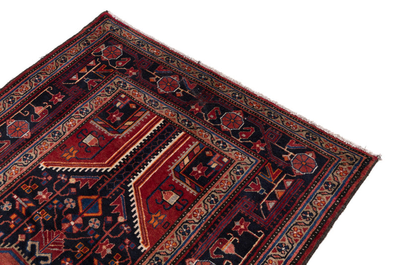 Perser Rug - Nomadic - 220 x 115 cm - dark red