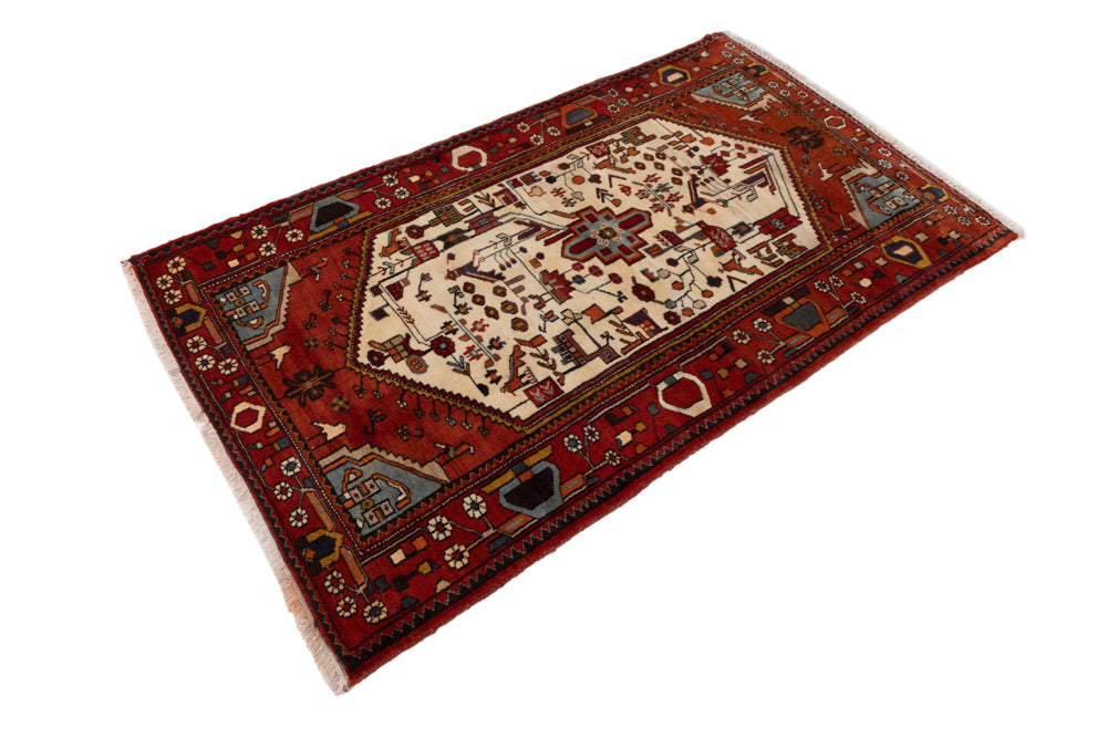 Perser Rug - Nomadic - 200 x 122 cm - beige