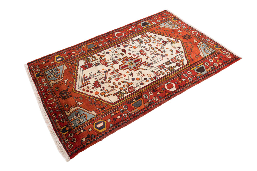 Hamadan Rug 200x122cm - Persian Rugs