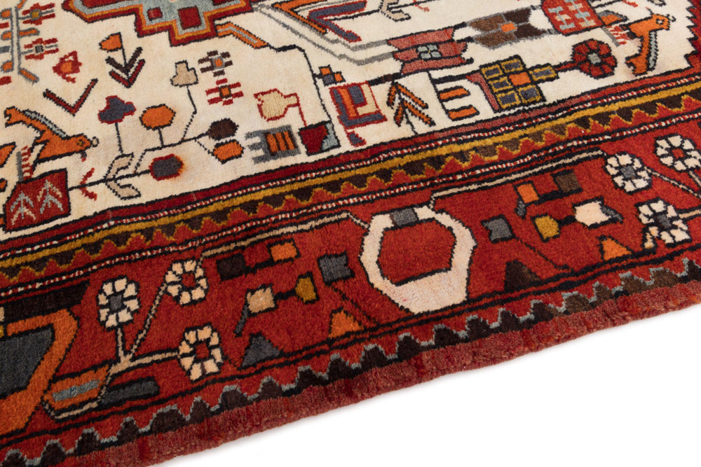 Perser Rug - Nomadic - 200 x 122 cm - beige