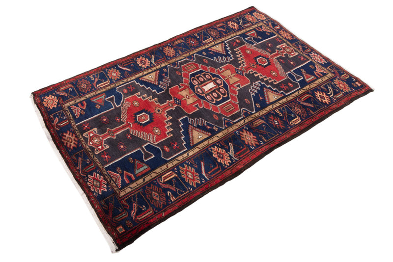 Perser Rug - Nomadic - 205 x 140 cm - dark red
