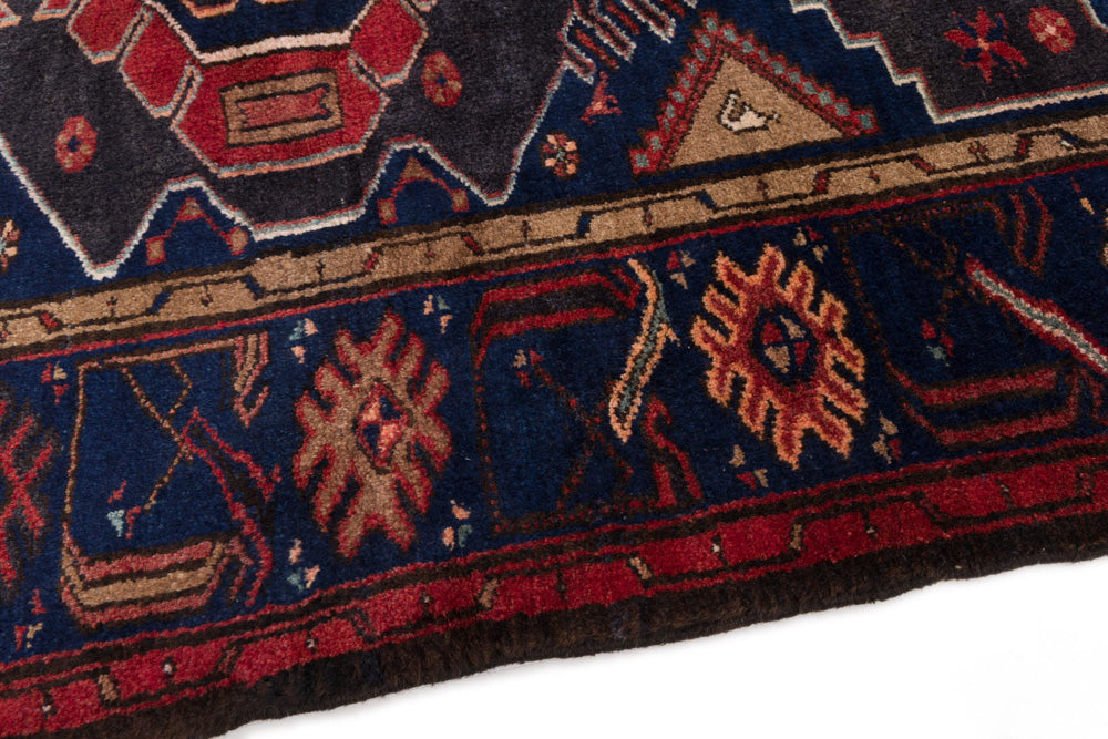 Perser Rug - Nomadic - 205 x 140 cm - dark red