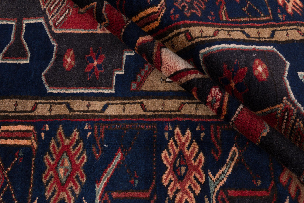 Perser Rug - Nomadic - 205 x 140 cm - dark red