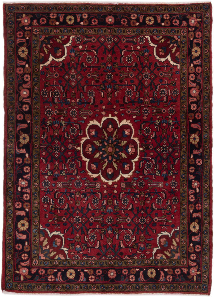 Perser Rug - Nomadic - 200 x 150 cm - dark red