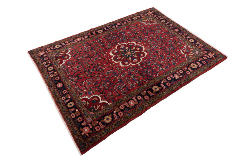 Perser Rug - Nomadic - 200 x 150 cm - dark red
