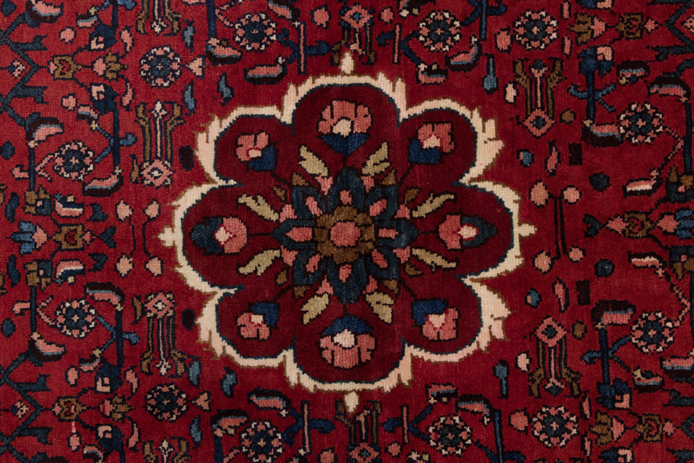 Perser Rug - Nomadic - 200 x 150 cm - dark red
