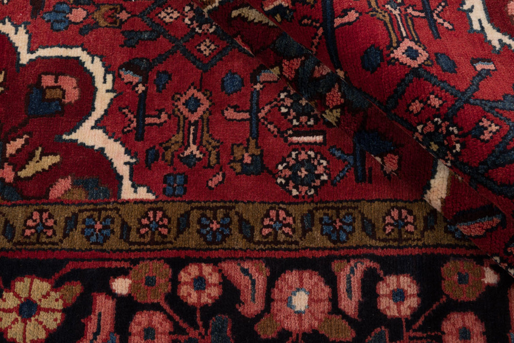 Perser Rug - Nomadic - 200 x 150 cm - dark red