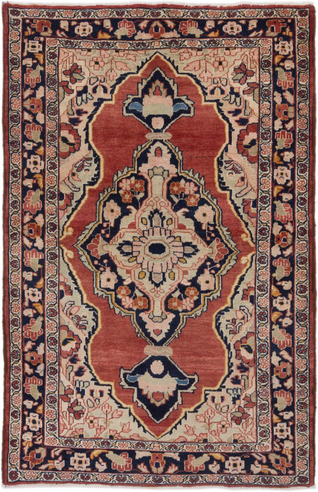 Perser Rug - Nomadic - 220 x 147 cm - light red