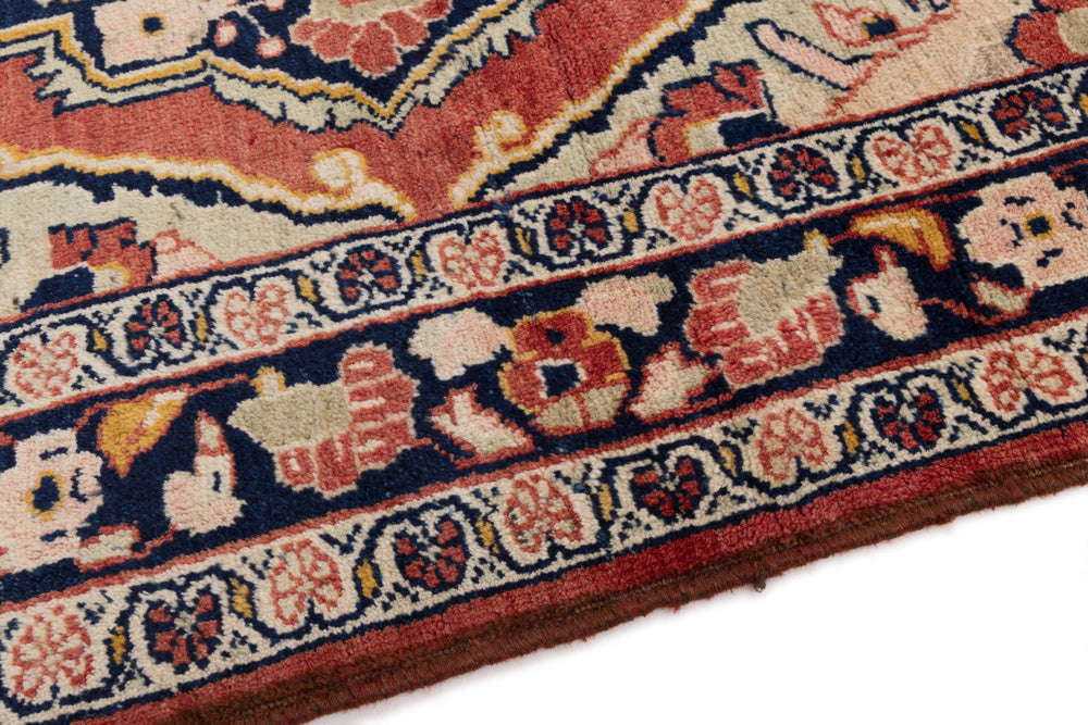 Perser Rug - Nomadic - 220 x 147 cm - light red