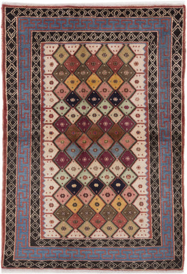 Gabbeh Rug - Kashkuli Perser - 190 x 132 cm - multicolored