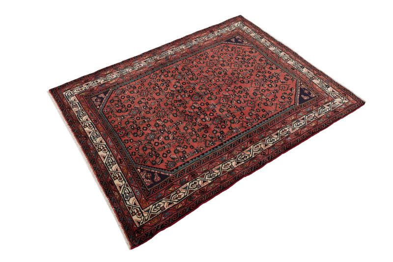 Perser Rug - Nomadic - 190 x 146 cm - dark red