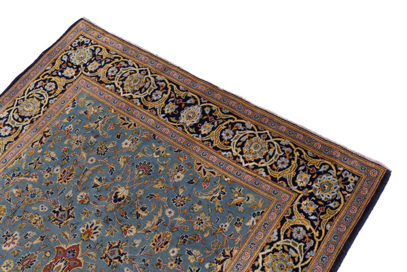 Perser Rug - Keshan - 205 x 135 cm - light blue