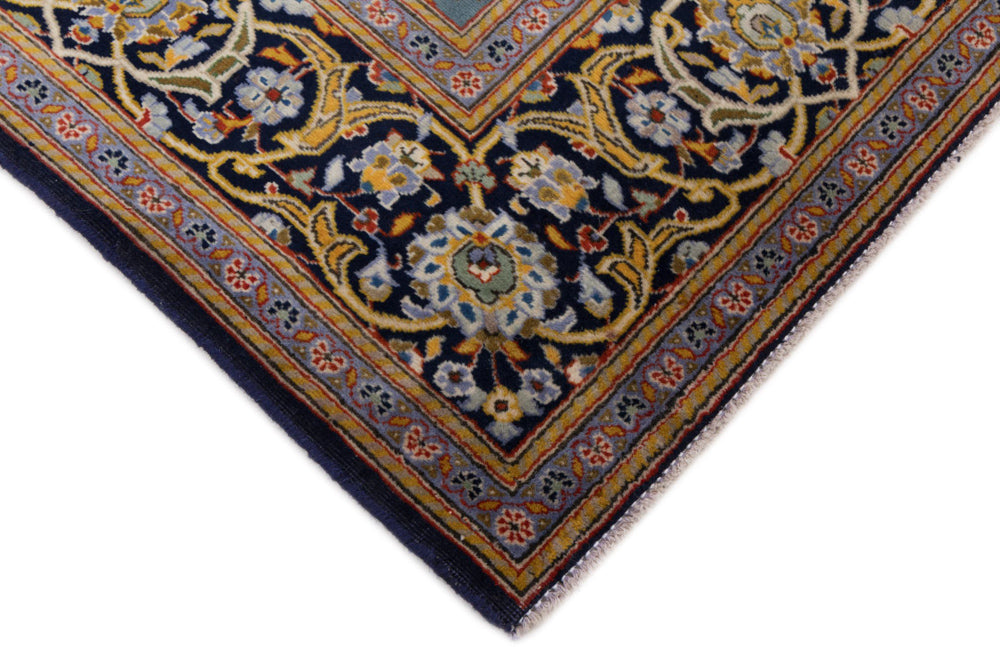 Perser Rug - Keshan - 205 x 135 cm - light blue