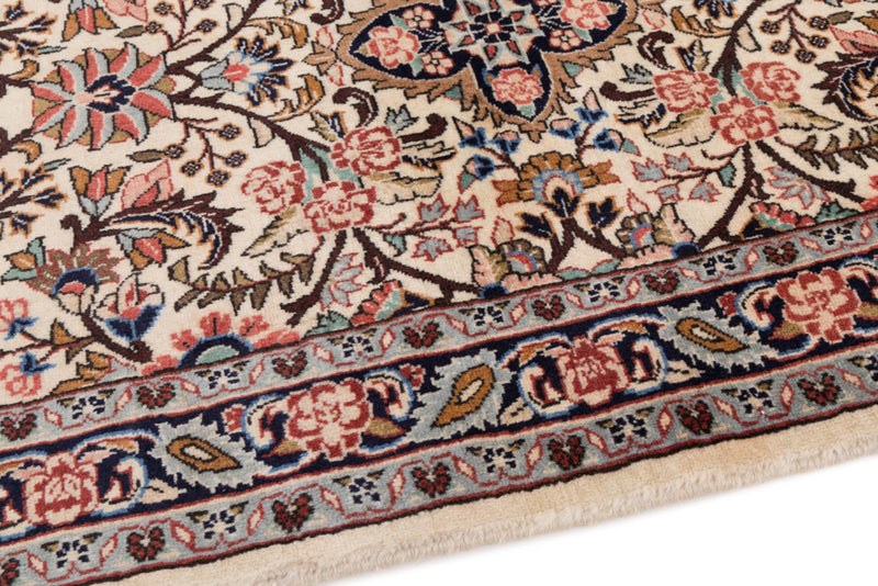 Runner Perser Rug - Ghom - 210 x 80 cm - cream